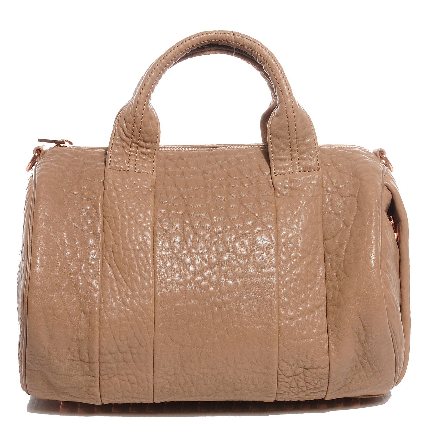 Alexander Wang Pebbled Lambskin Rocco Latte 1 of 7