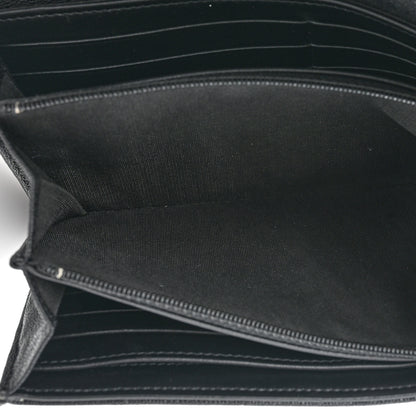Chanel Caviar Quilted Large Boy Gusset Flap Wallet Black 6 of 12
