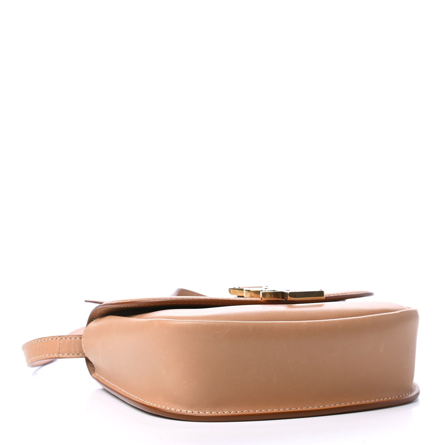 Saint Laurent Smooth Calfskin Cotton Canvas Small Kaia Satchel Natural Beige 3 of 4