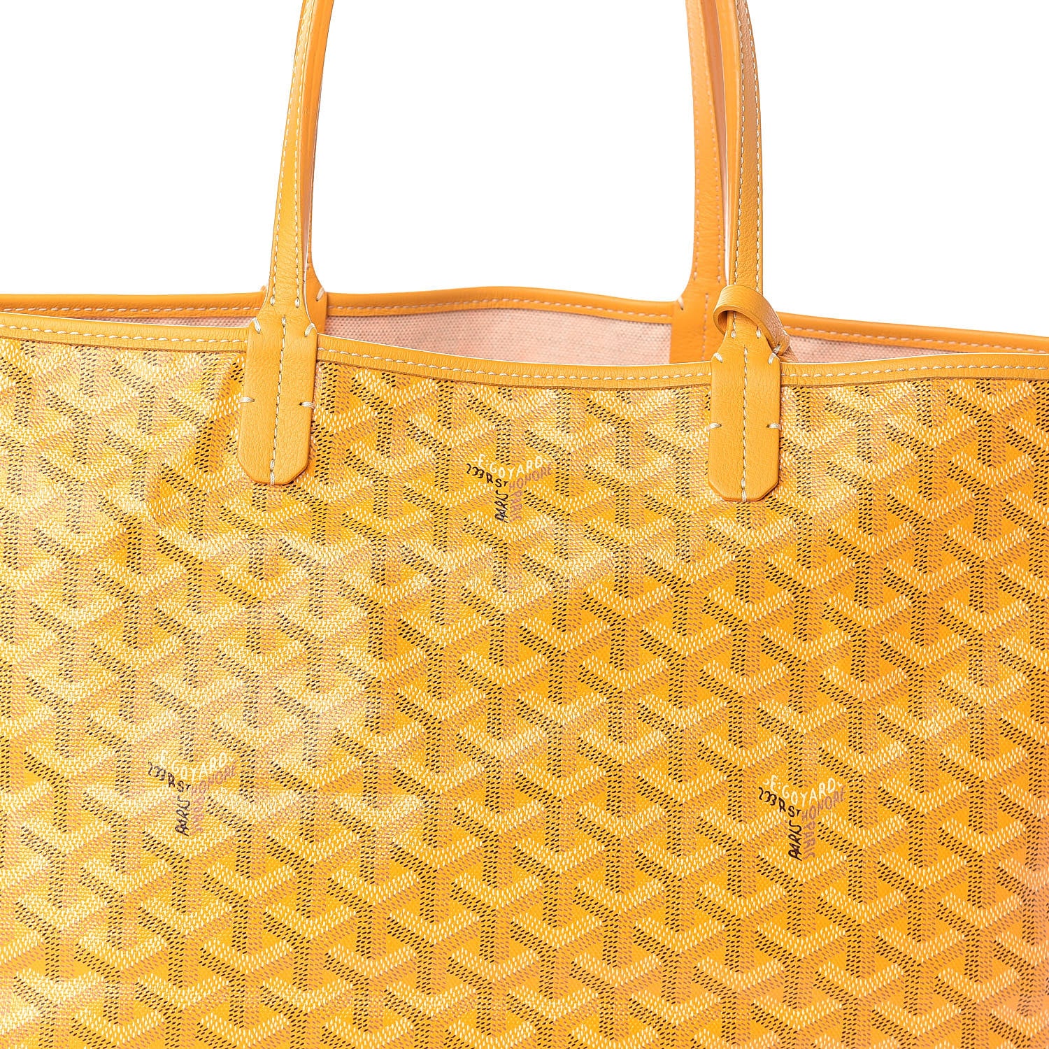 Goyard Goyardine Saint Louis PM Yellow 9 of 13