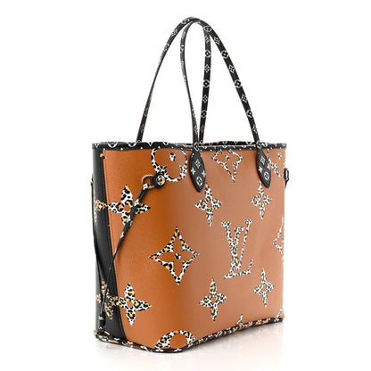 Louis Vuitton Monogram Giant Jungle Neverfull MM Black 3 of 10
