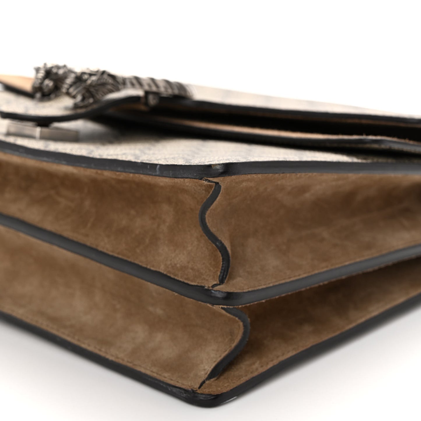 GG Supreme Monogram Medium Dionysus Shoulder Bag Taupe