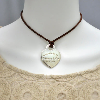 Tiffany Sterling Silver Return to Heart Necklace 3 of 7