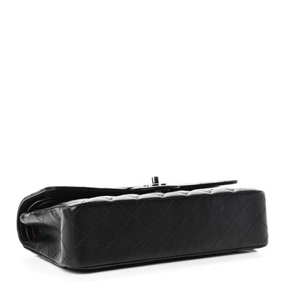 Chanel Caviar Quilted Medium Double Flap Black 3 of 4