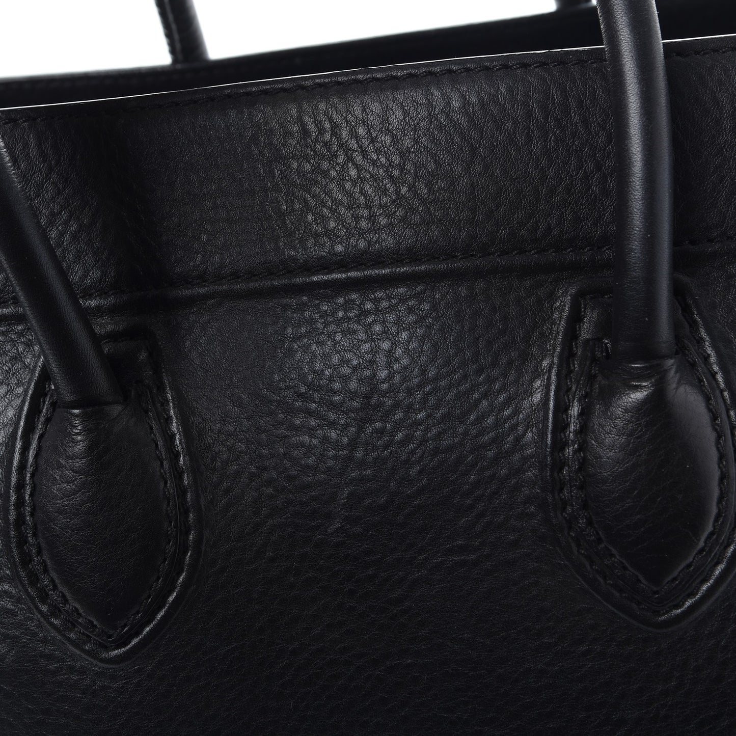 Supple Calfskin Medium Phantom Luggage Black