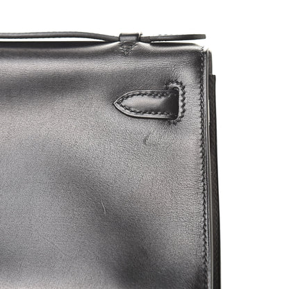 Hermes Swift Kelly Pochette Clutch Black 13 of 14