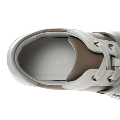 Hermes Calfskin Day Sneakers 36 Multicolore Beige Mastic 7 of 8