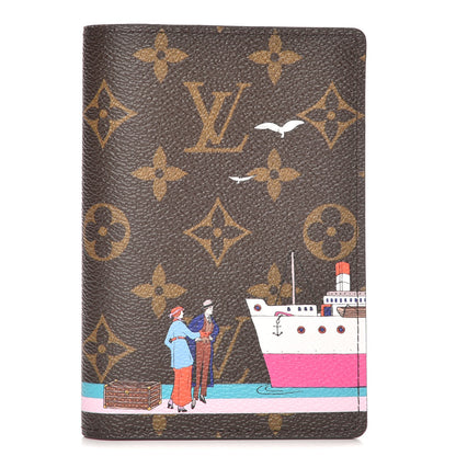 Louis Vuitton Monogram 2016 Christmas Animation Passport Cover Rose Ballerine 1 of 7