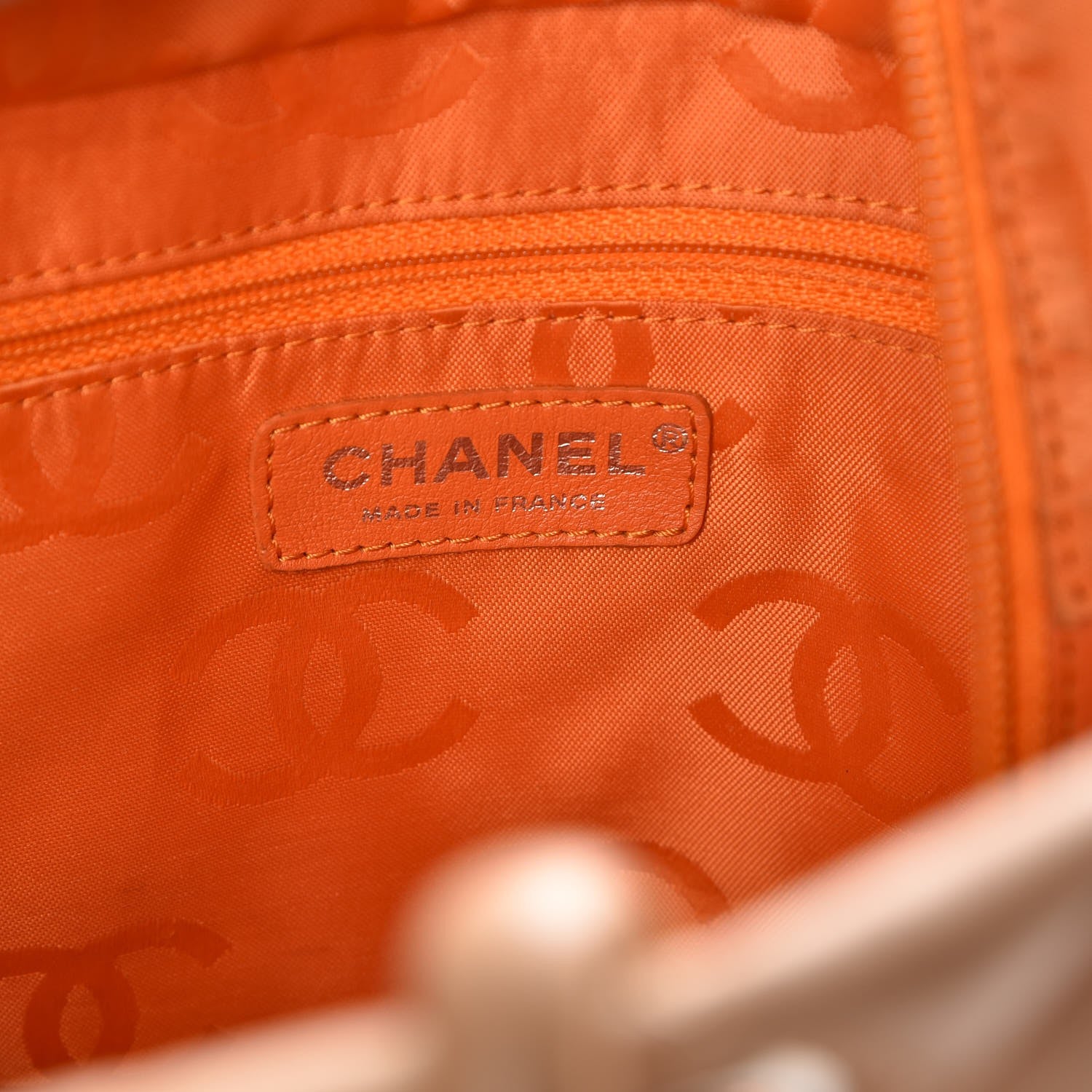 Chanel Calfskin Quilted Large Cambon Tote Beige 6 of 7