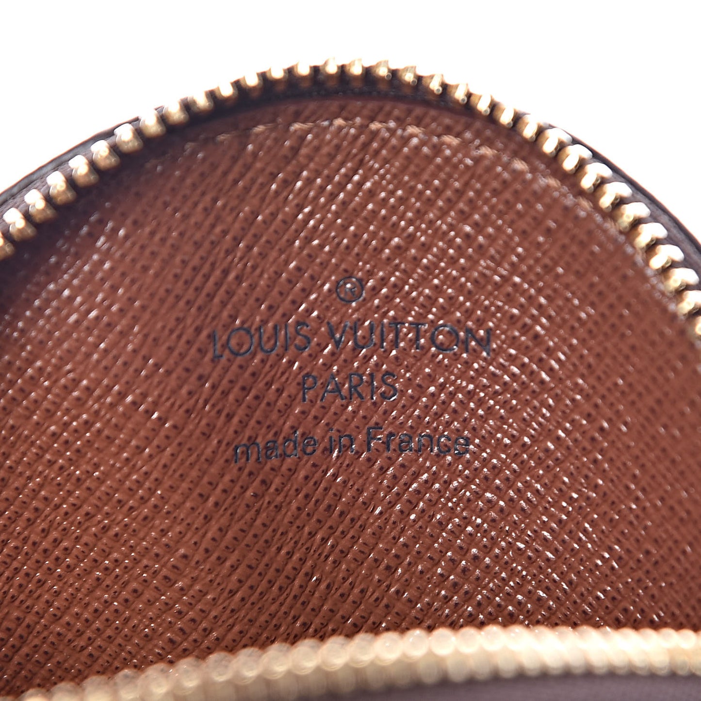 Monogram Round Coin Purse