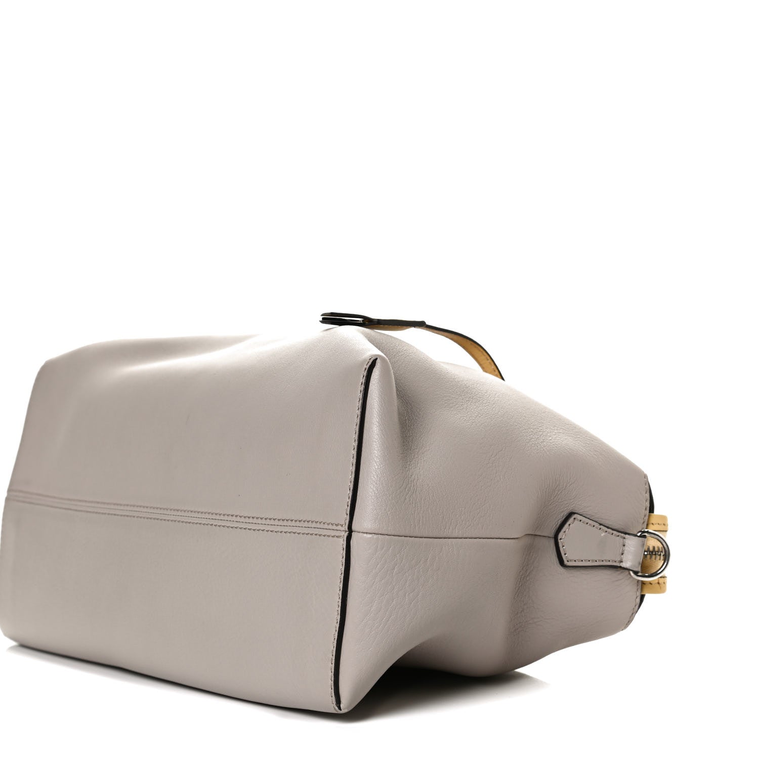 Fendi Vitello Dolce 4 Color Large By The Way Boston Bag Grigio Polvere Multicolor 12 of 16