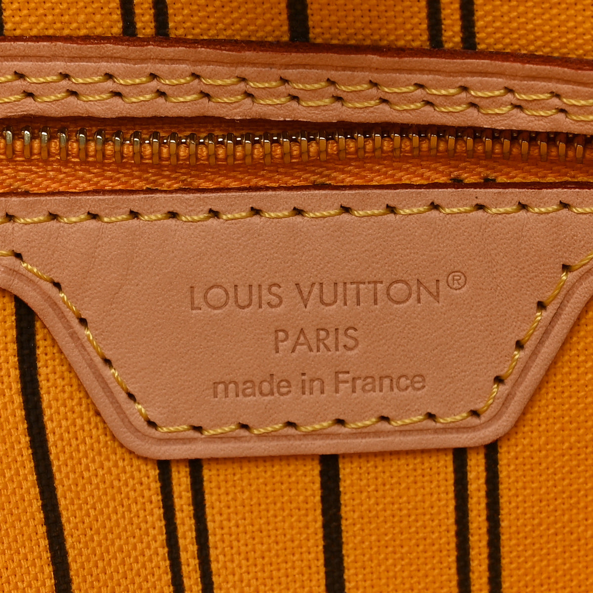 Louis Vuitton Monogram Inside Out Neverfull Bandouliere MM Jaune Safran 6 of 9