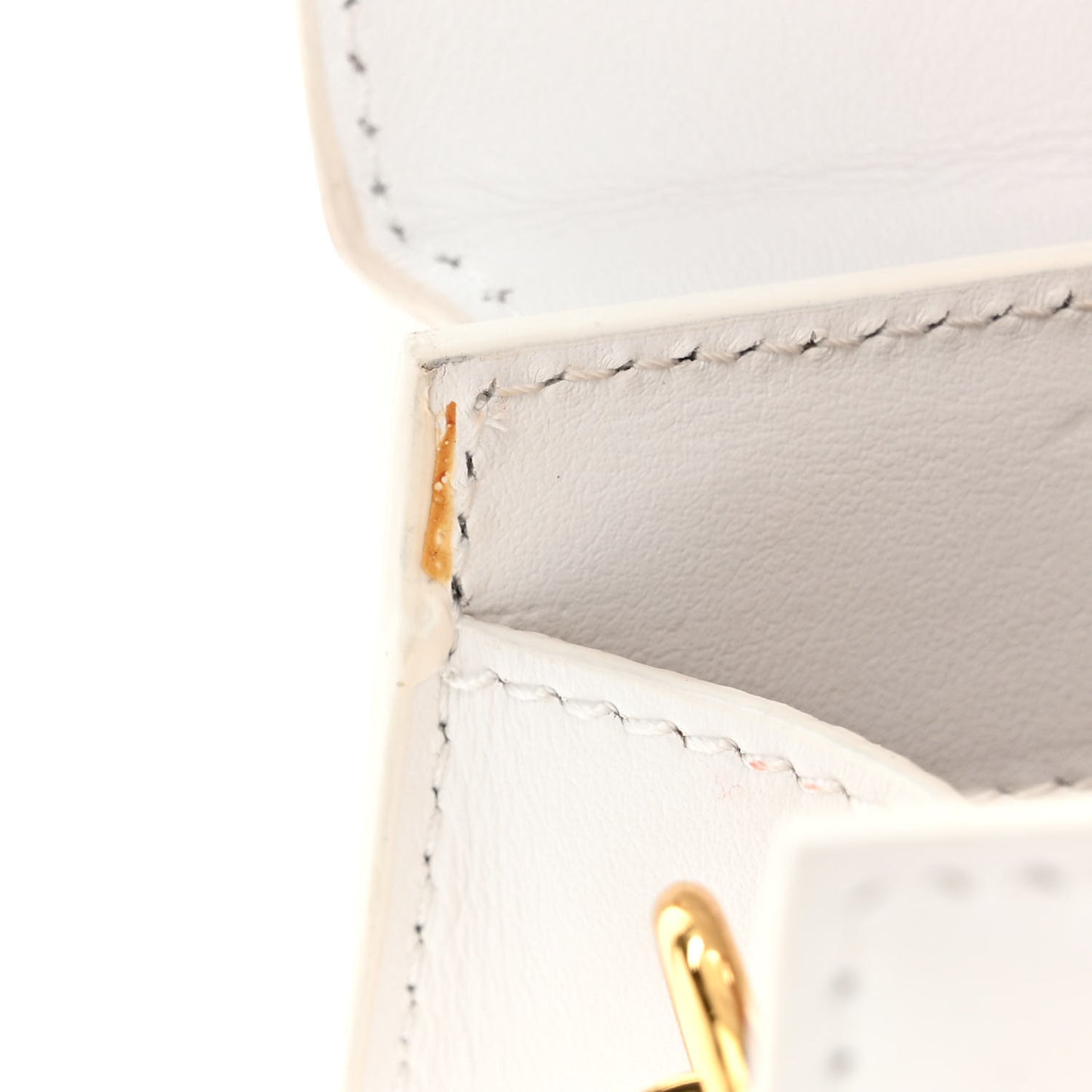 Smooth Calfskin Le Grand Chiquito White
