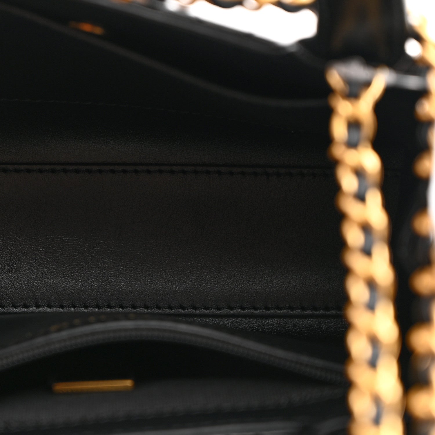 Chanel Shiny Aged Calfskin Quilted Nano Kelly Shopper Black 5 of 10