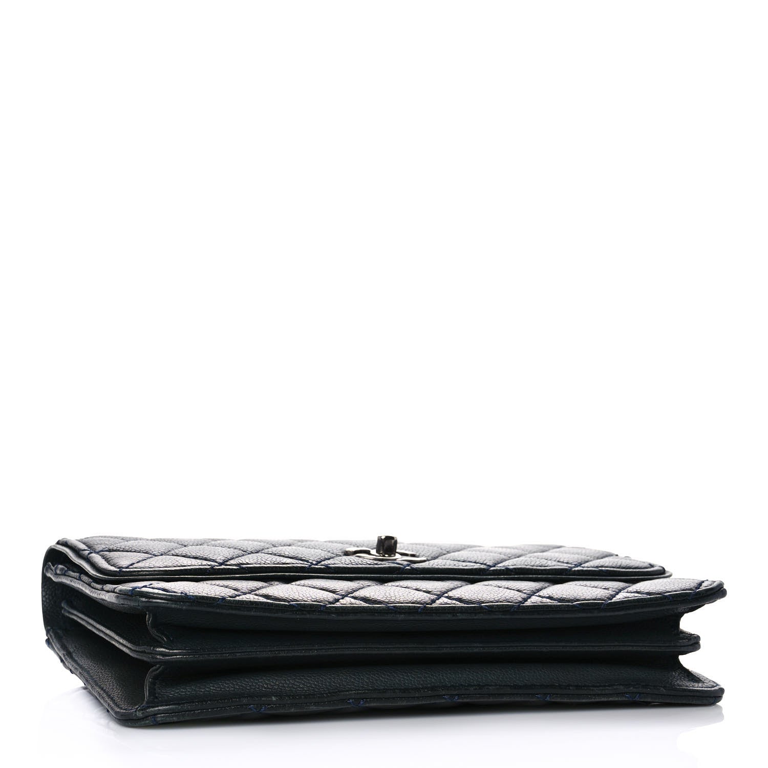 Chanel Caviar Quilted Flap With Chain Blue 4 of 11