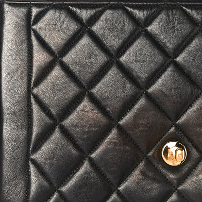 Chanel Lambskin Quilted Medium Single Flap Black 18 of 37