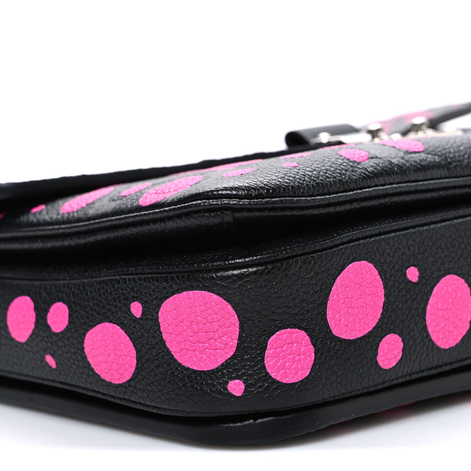Louis Vuitton LV x YK Empreinte Monogram Giant Pochette Metis Black Fuchsia 9 of 10