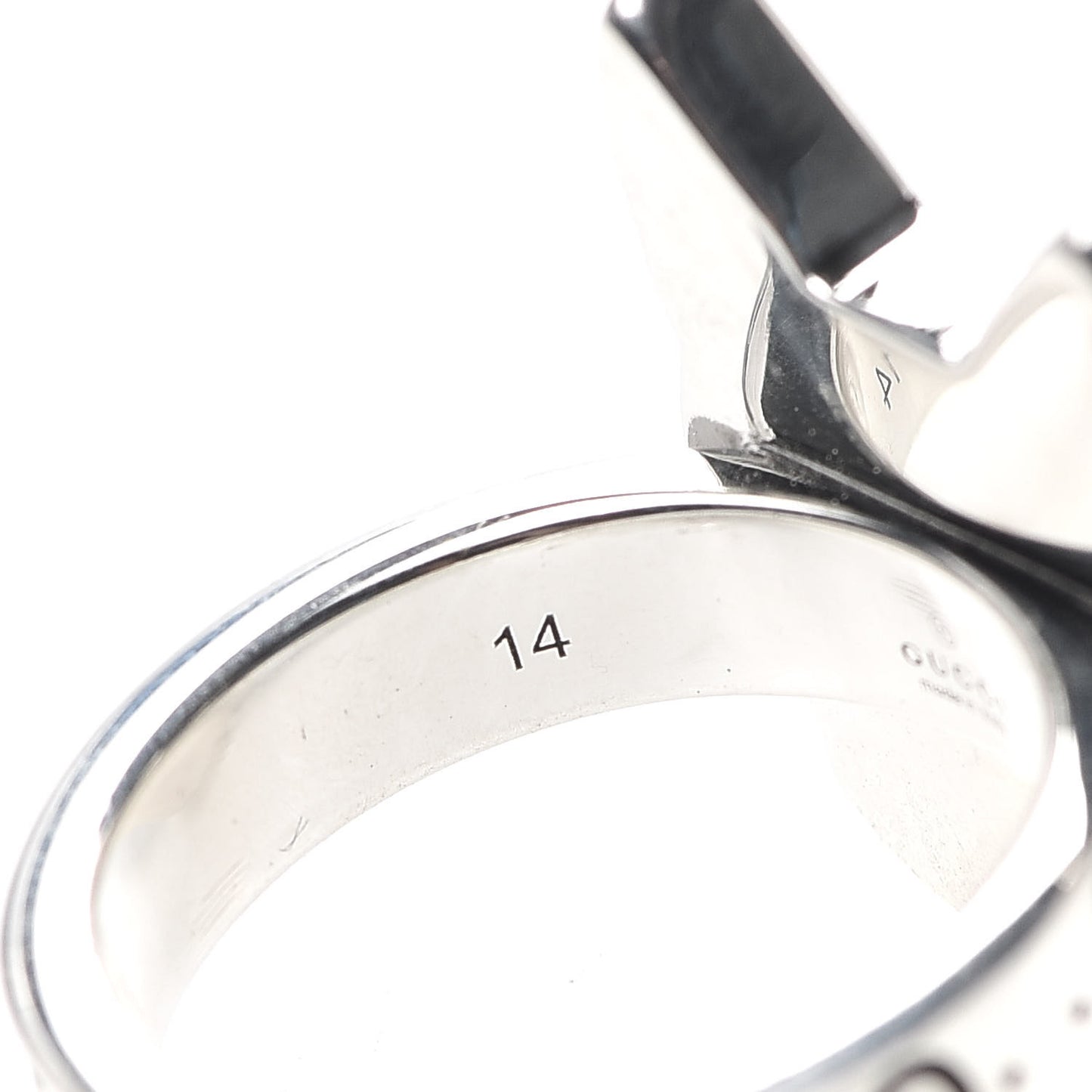 Sterling Silver Enamel Bosco Ring 54 7