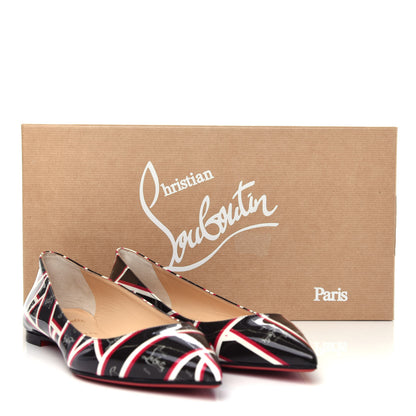 Christian Louboutin Patent Ribbon Ballalla Flats 37.5 Multicolor 10 of 10