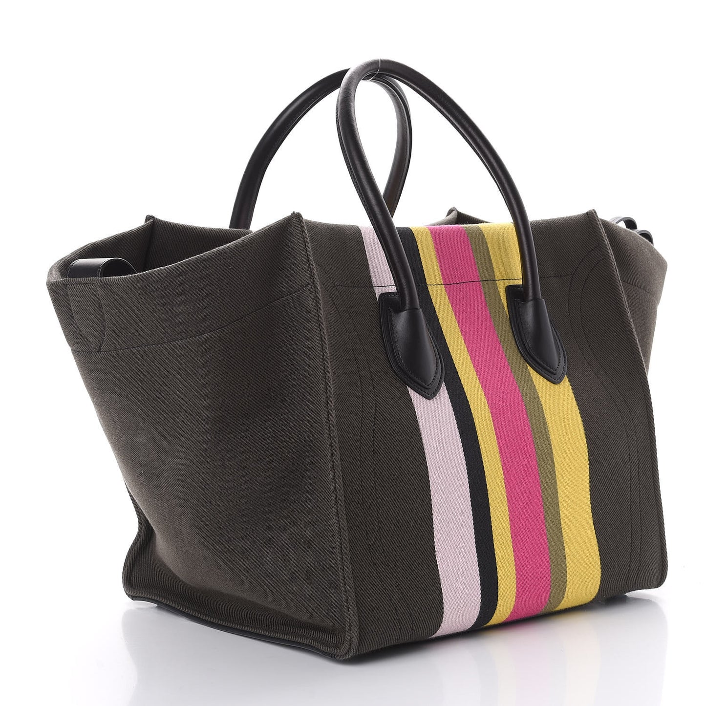Canvas Striped Medium Phantom Luggage Multicolor