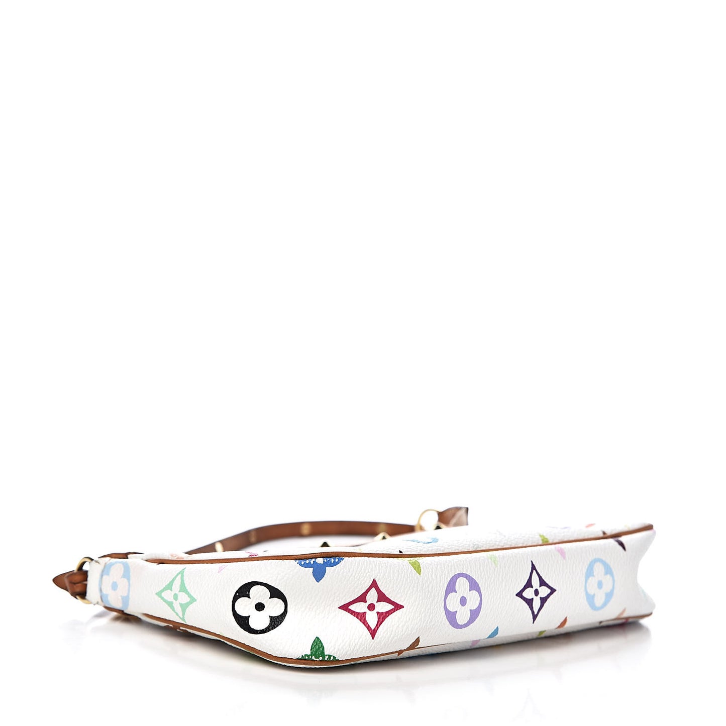 Monogram Multicolor Pochette Accessories White