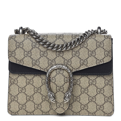 Gucci GG Supreme Monogram Mini Dionysus Shoulder Bag Black 1 of 15