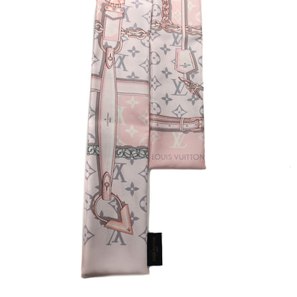 Louis Vuitton Silk Monogram Confidential Bandeau Light Pink 2 of 3