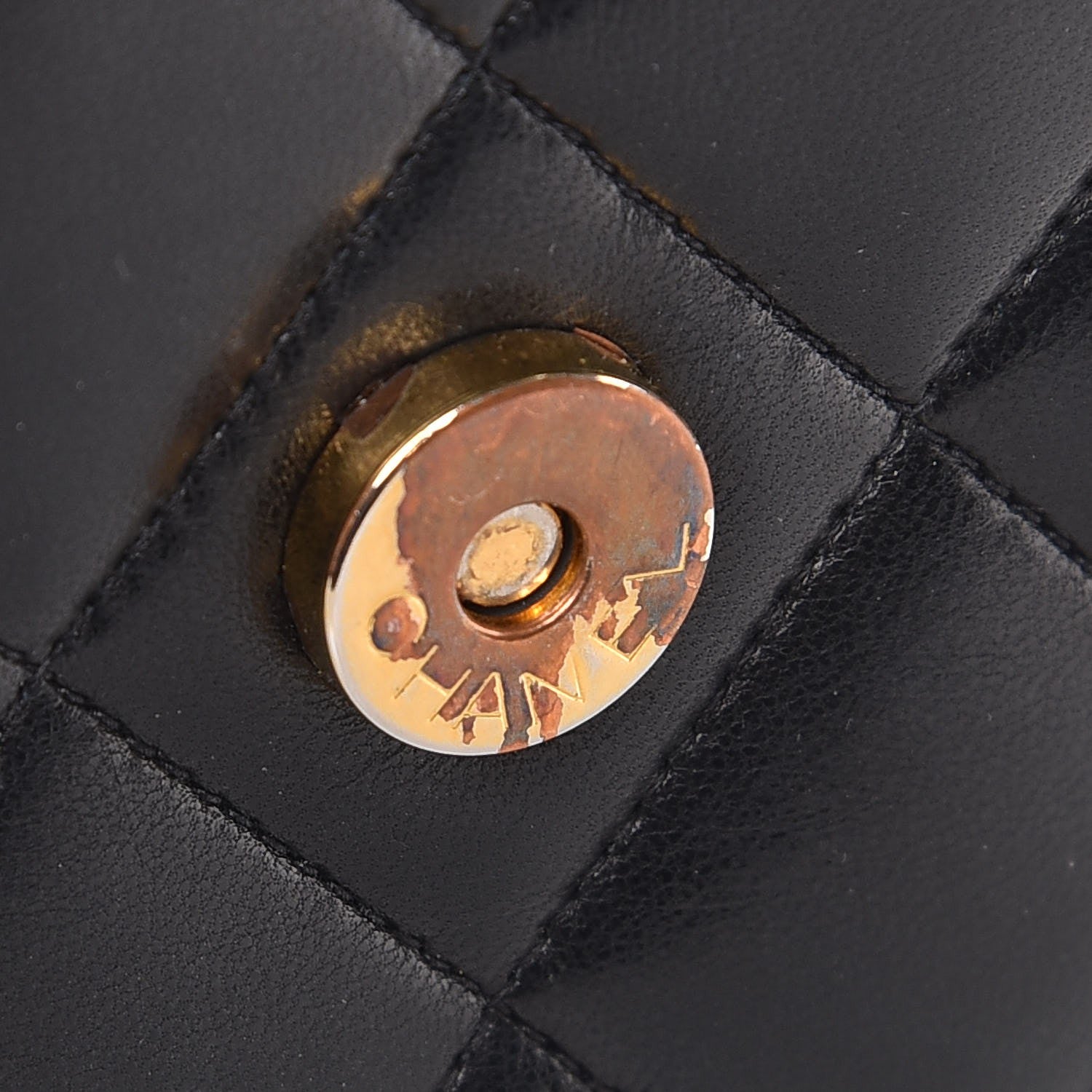 Chanel Lambskin Quilted CC Flap Shoulder Bag Black 8 of 9