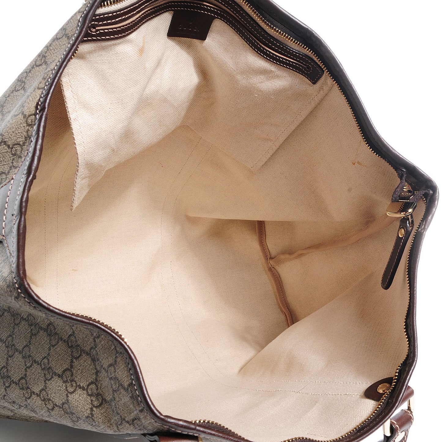 GG Supreme Monogram Large Joy Tote Bag Brown