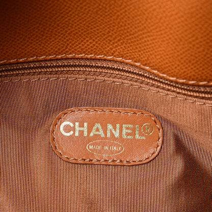 Chanel Grained Calfskin Duffle Bag Beige 8 of 14
