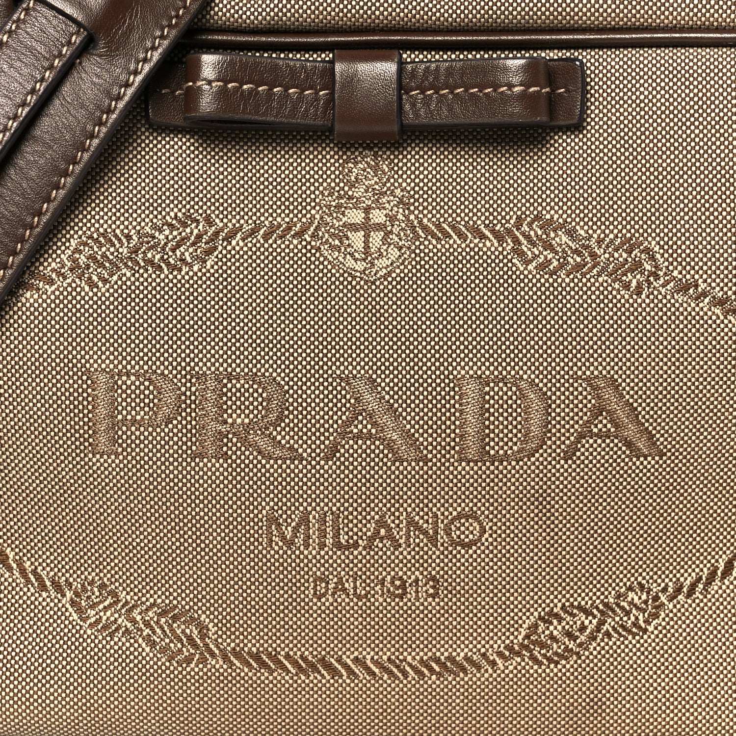 Prada Jacquard Logo Camera Bag Corda Bruciato 1792605 – FASHIONPHILE