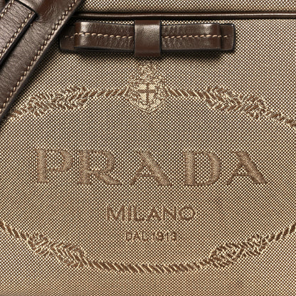 Prada Jacquard Logo Camera Bag Corda Bruciato 9 of 11