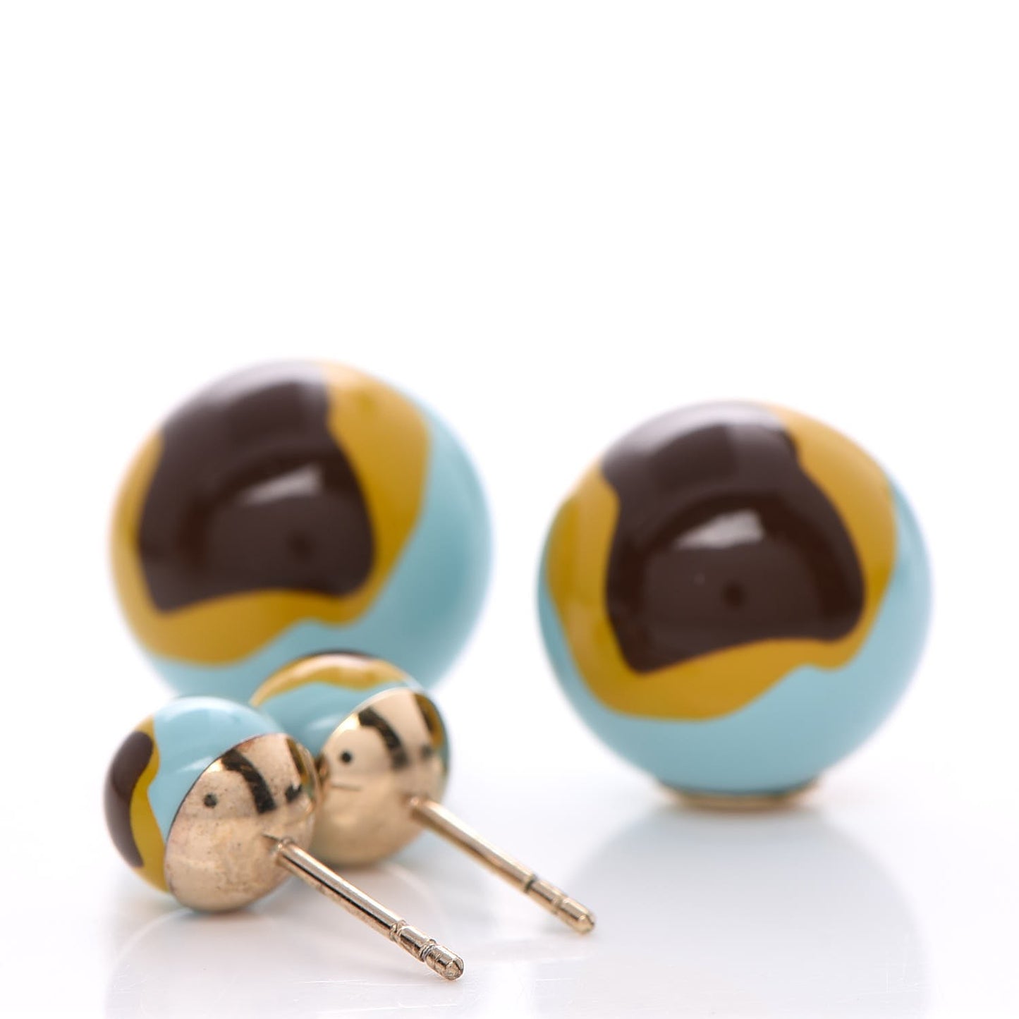 Printed Mise En Dior Tribal Earrings