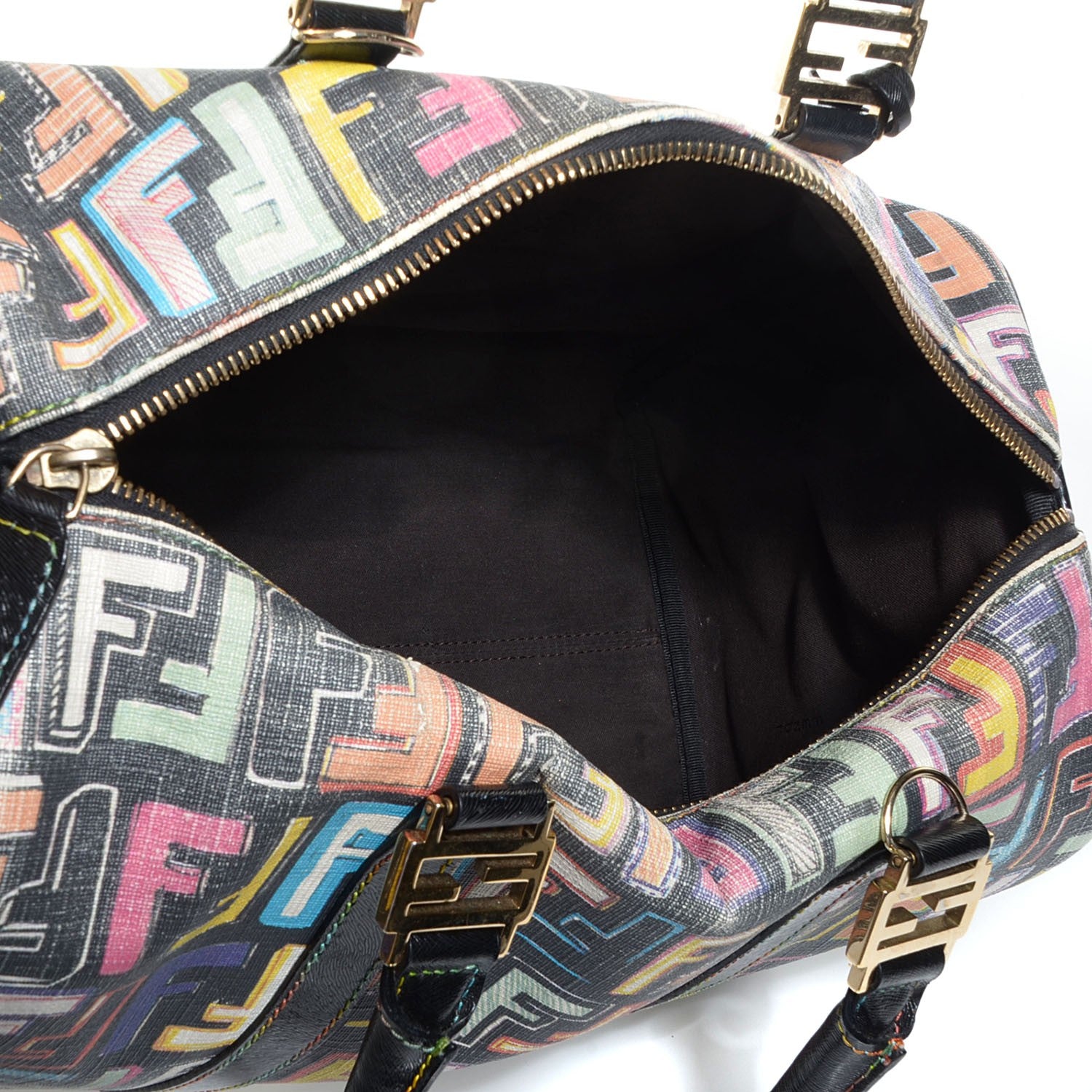 Fendi Zucca Spalmati FF Multicolor Forever Boston Black Multicolor 5 of 10