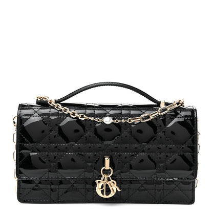 Christian Dior Patent Cannage Mini My Dior Bag Black 1 of 11