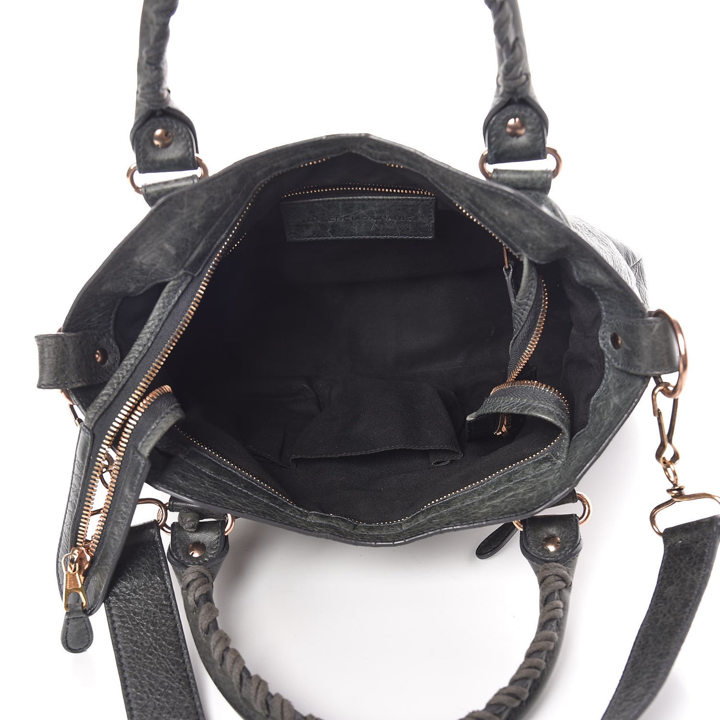 Agneau Giant 12 Rose Gold Hardware Town Anthracite