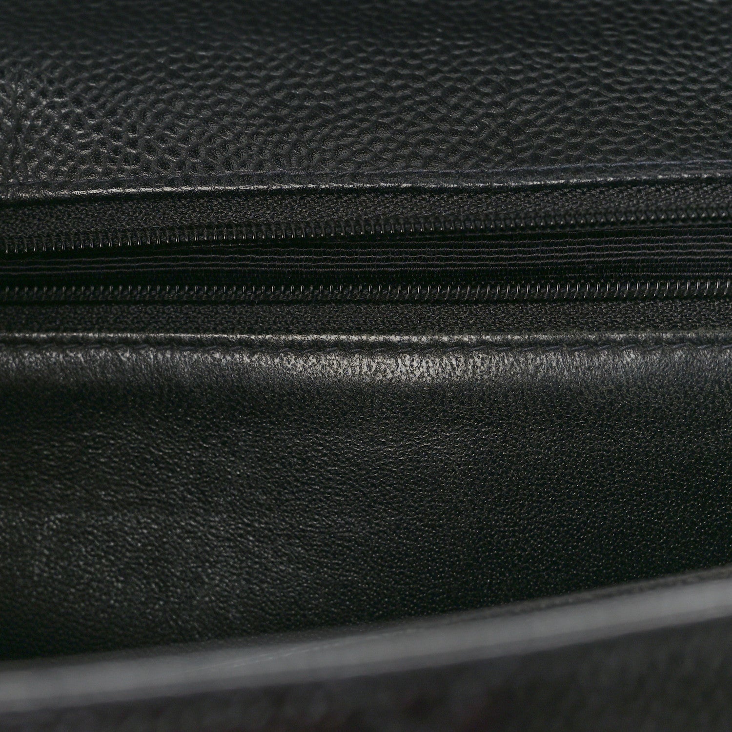 Chanel Caviar Quilted Jumbo Single Flap Black 12 of 13
