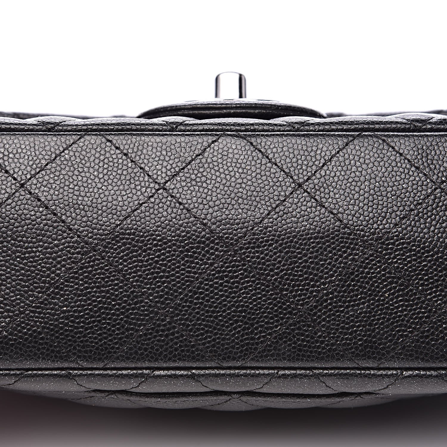 Chanel Iridescent Caviar Quilted Mini Rectangular Flap Black 11 of 14