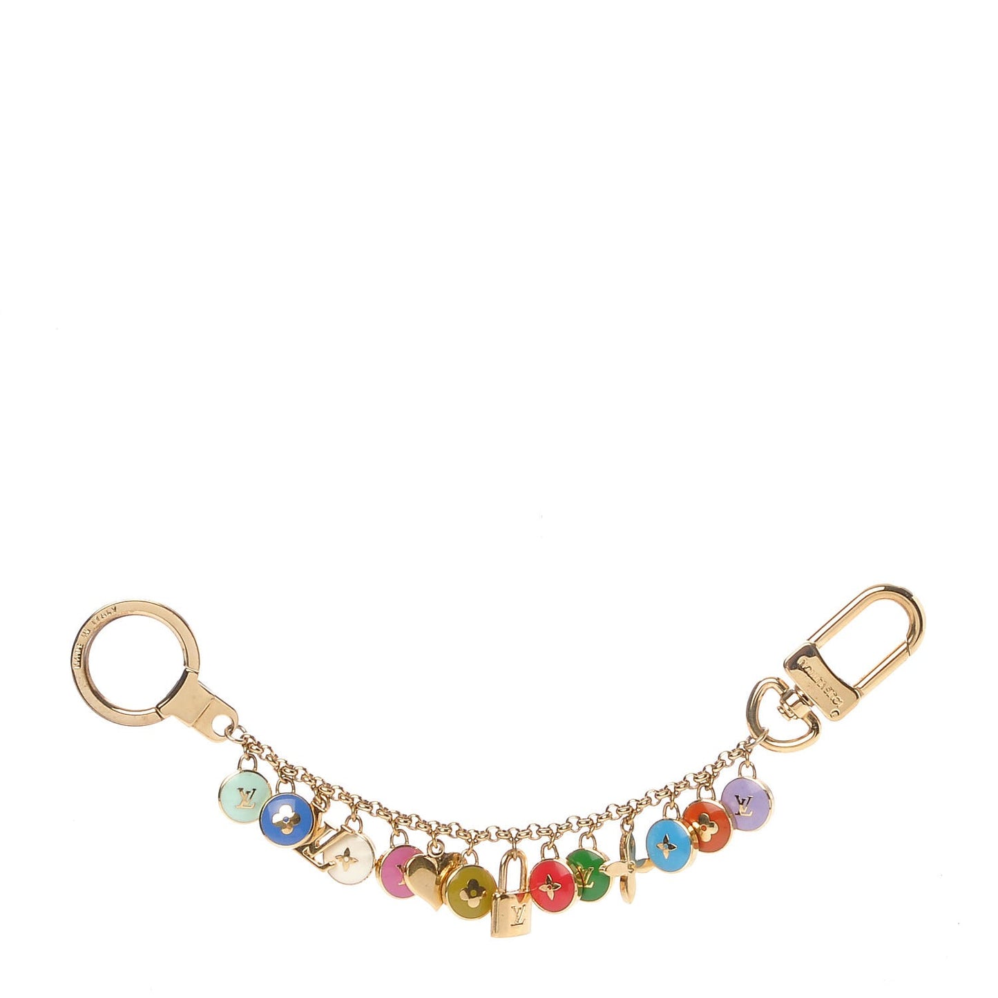 Pastilles Key Chain Bag Charm Multicolor