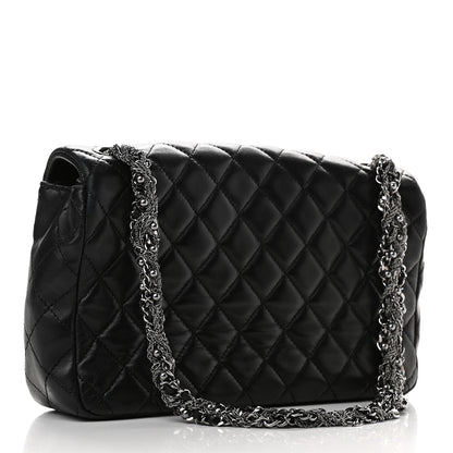 Chanel Lambskin Medium Westminster Pearl Flap Black 3 of 9
