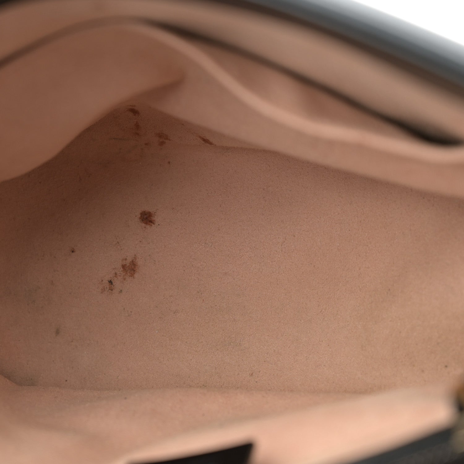 Gucci Calfskin Matelasse Small GG Marmont Top Handle Shoulder Bag Black 5 of 11