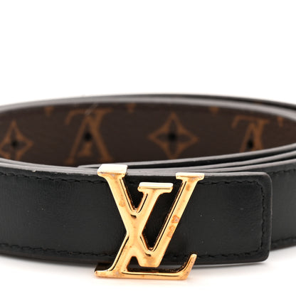 Louis Vuitton Calfskin Monogram 20mm LV Iconic Reversible Belt 85 34 Black 6 of 6