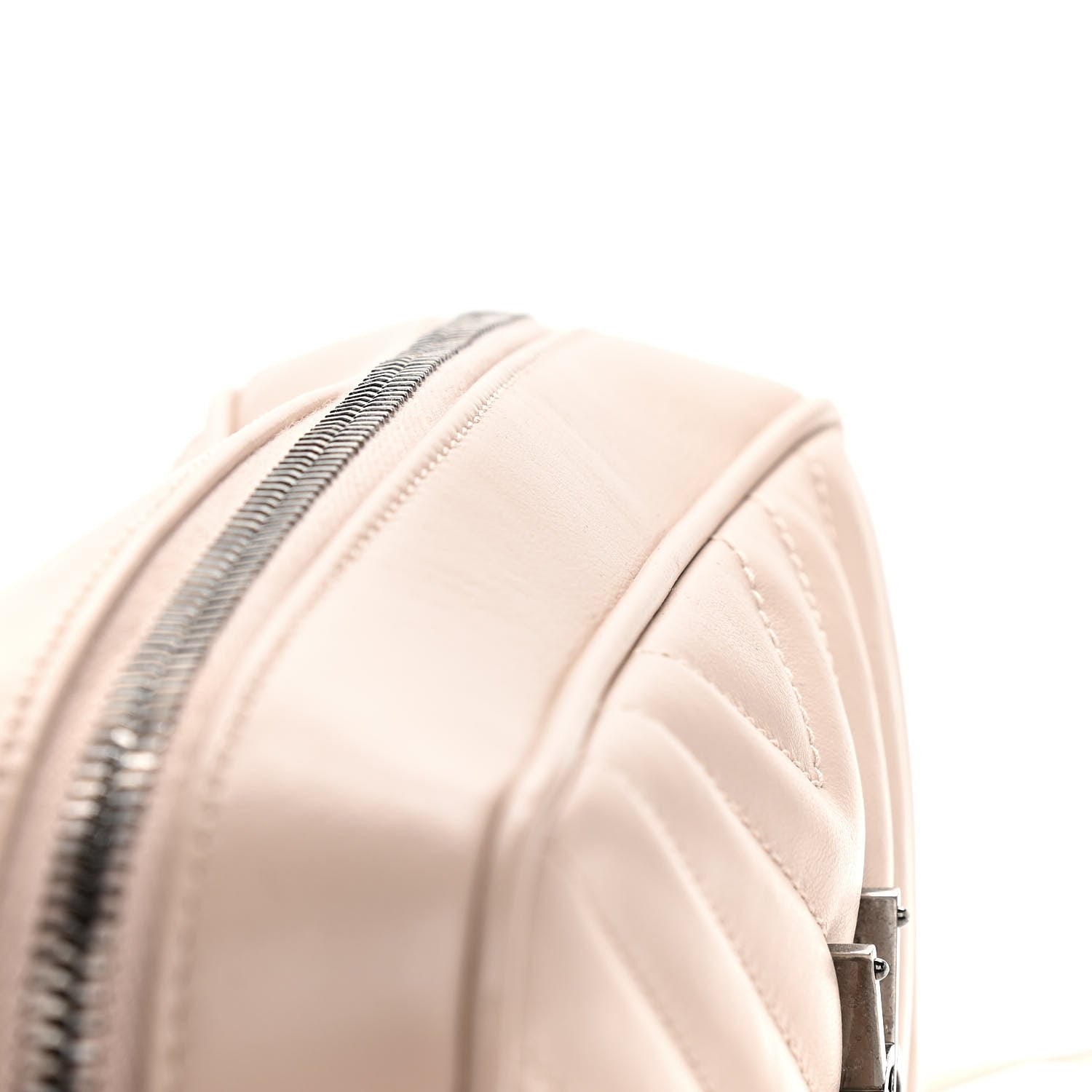 Saint Laurent Calfskin Matelasse Monogram Lou Camera Bag Marble Pink 11 of 12