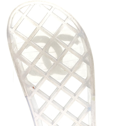 Chanel PVC Transparent CC Flat Slide Sandals White 8 of 9
