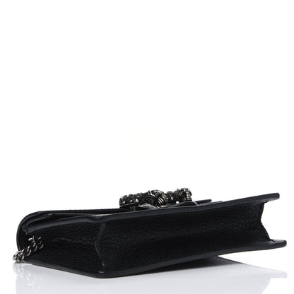 Gucci Calfskin Super Mini Dionysus Shoulder Bag Black 3 of 4