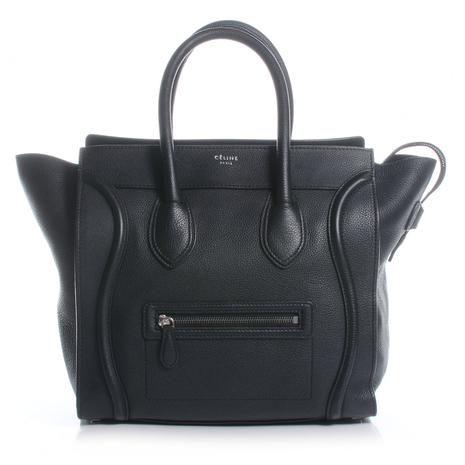 Celine Drummed Mini Luggage Black 1 of 9