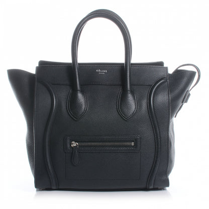 Celine Drummed Mini Luggage Black 1 of 9