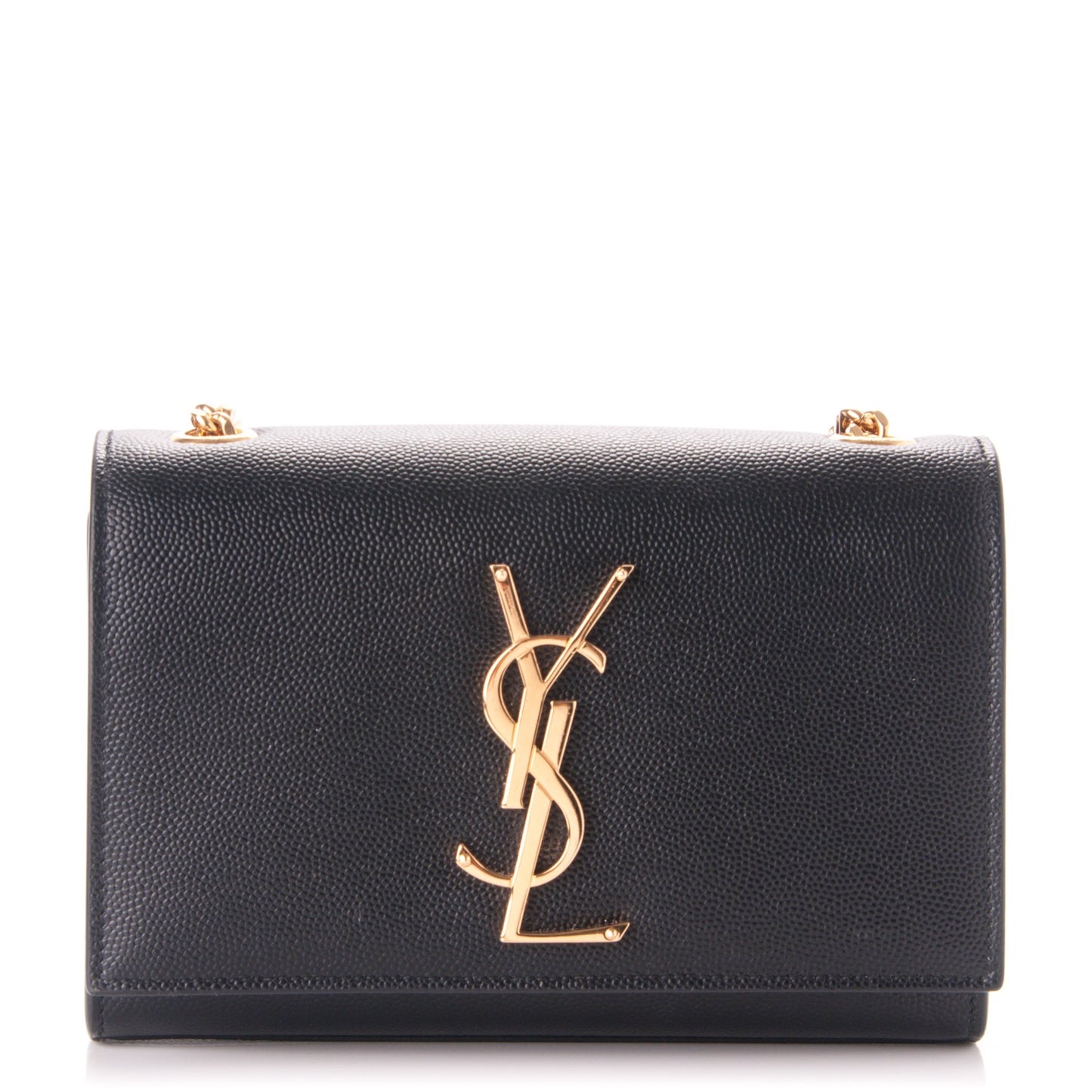 Grain De Poudre Small Monogram Kate Satchel Black