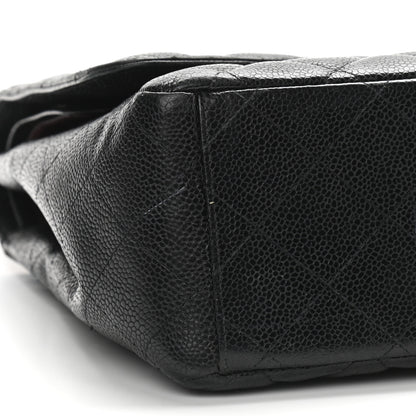 Chanel Caviar Quilted Maxi Double Flap Black 8 of 9