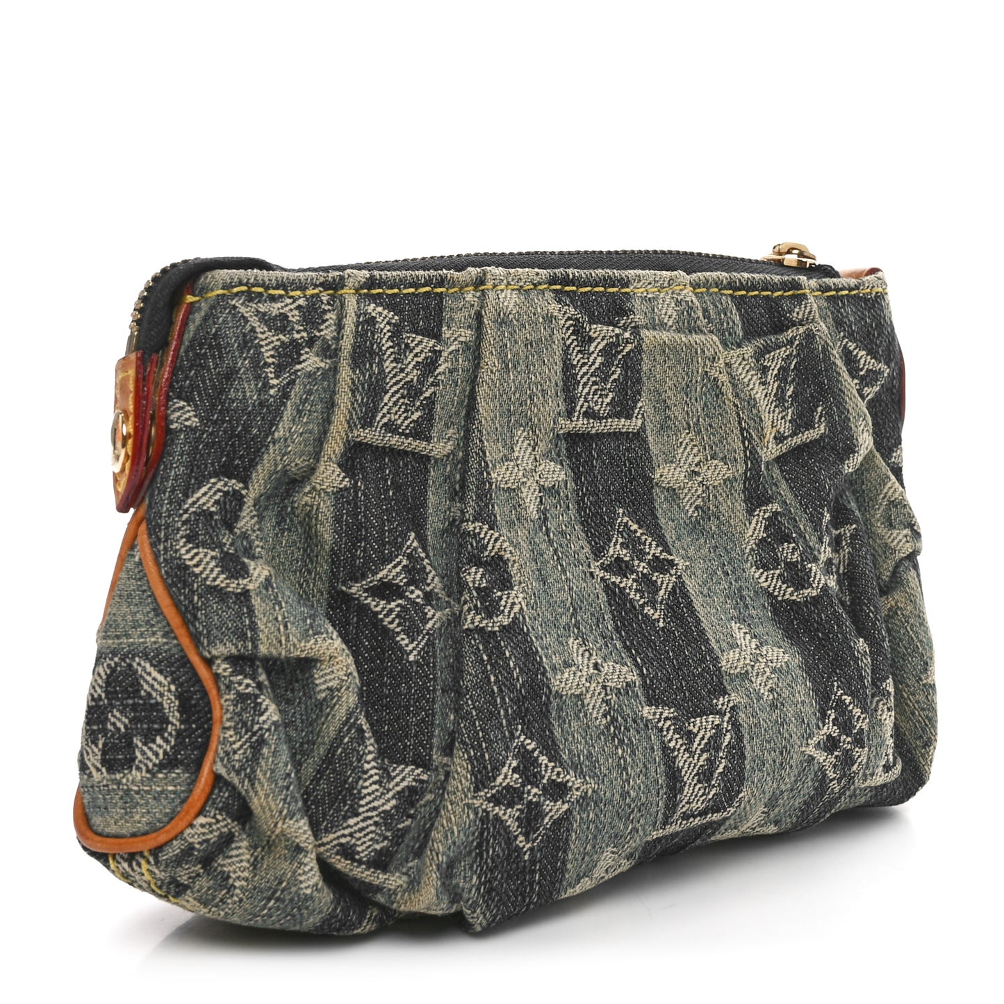 Denim Raye Trousse Cosmetic Pouch